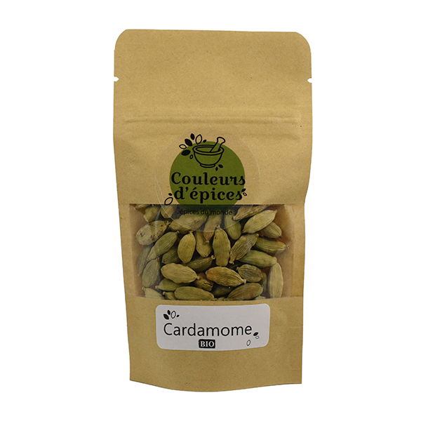 Cardamome verte en grains de qualité premium haut de gamme